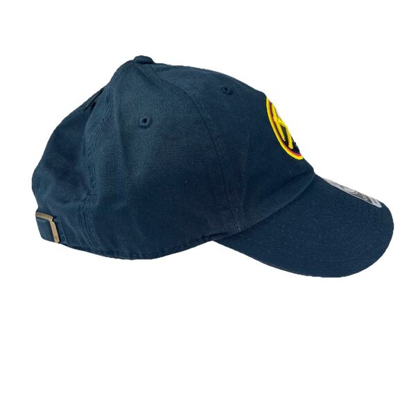 Denver Nuggets NBA '47 Brand Adjustable Hat Navy Adult Basketball Mile High Logo - Picture 3 of 10